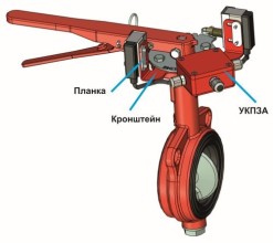 Устройство контроля положения нетокопотребляющее для дисковых затворов